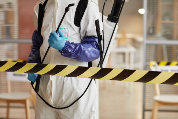 Professional Blood Cleanup technician working in Wingate, IN